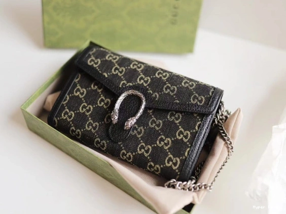Hyperpeter mini Gucci chain leather bag Dionysus 0801